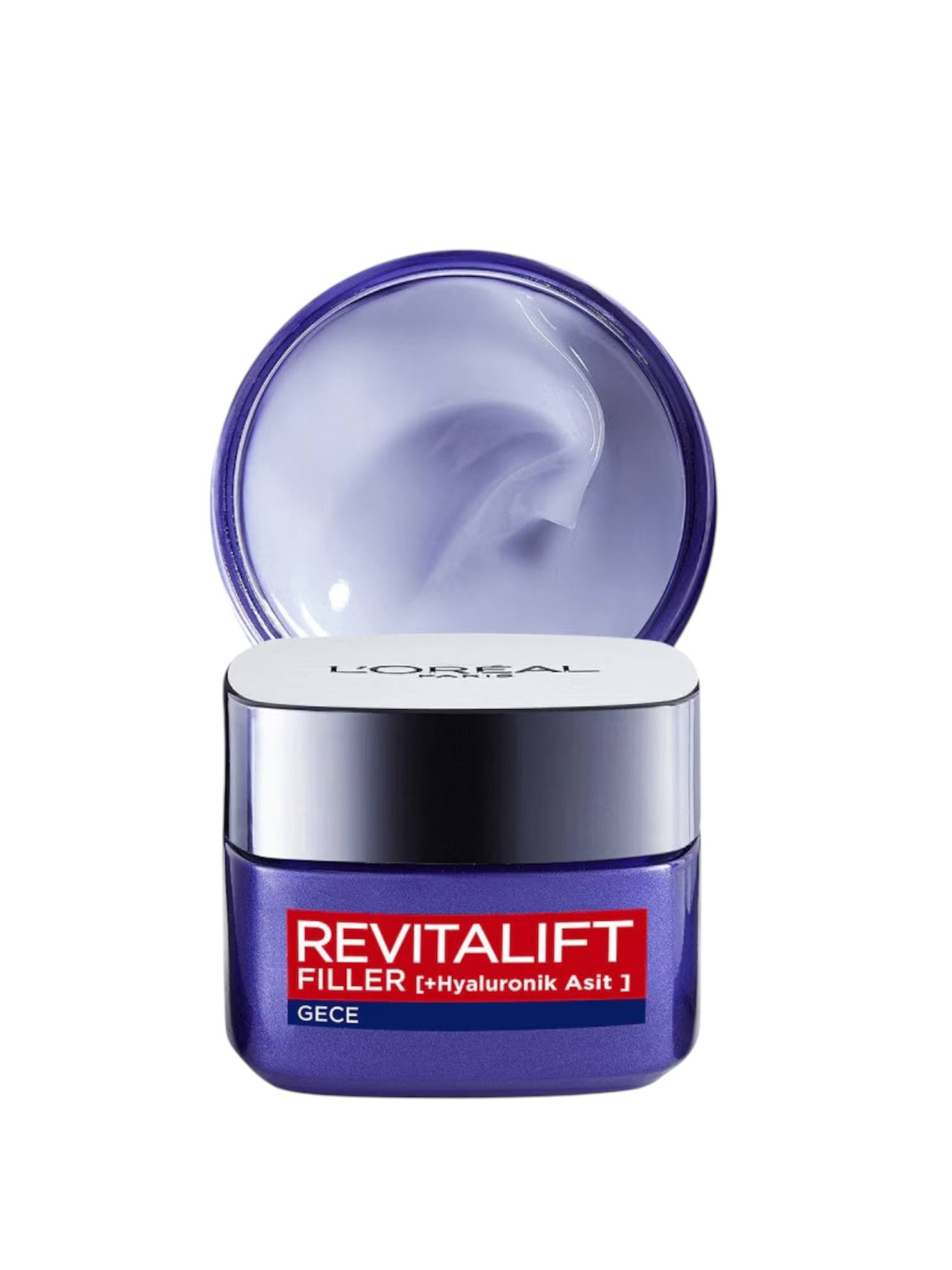 کرم شب لورآل پاریس Revitalift Filler با هیالورونیک اسید